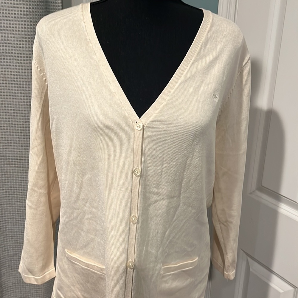 Ralph Lauren bottom cardigan